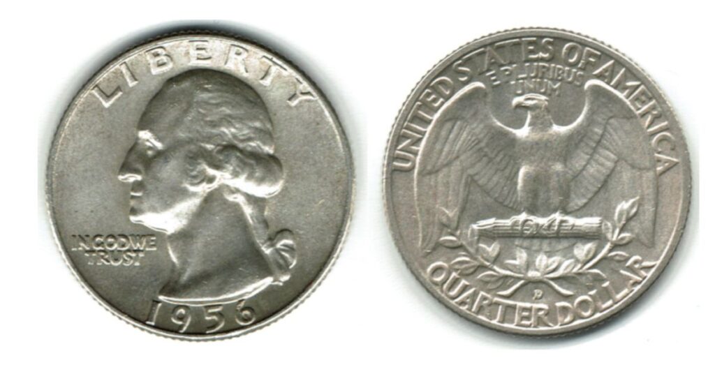 2. Two US Quarter Dollars