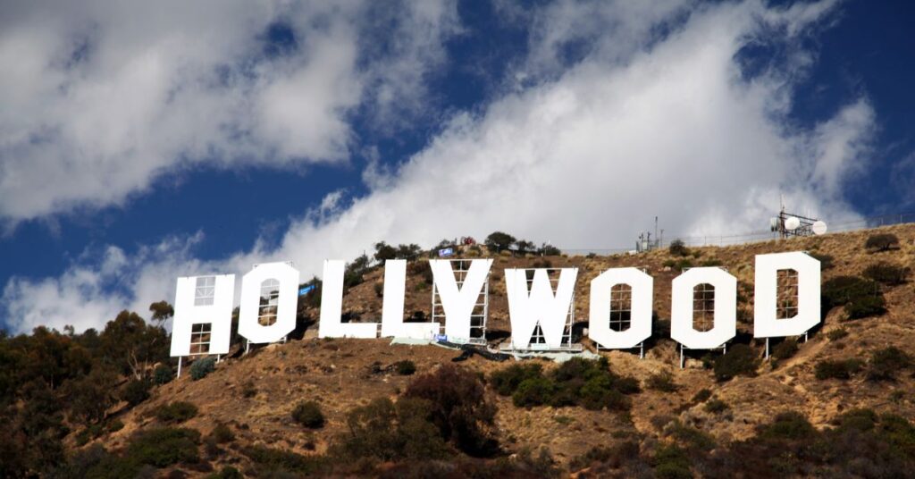 11. Half of the Hollywood Sign