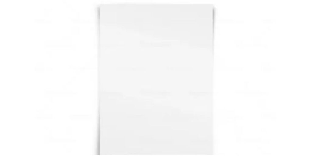 Sheet of Paper