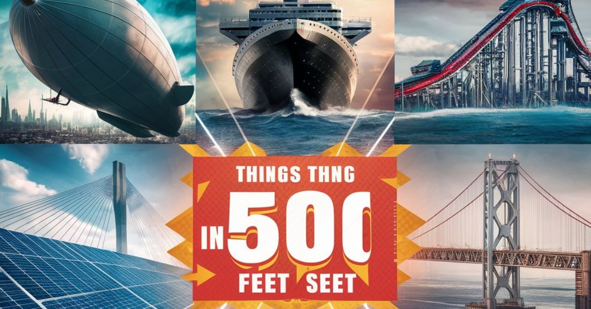 8 Things That Are 500 Feet Long or Big