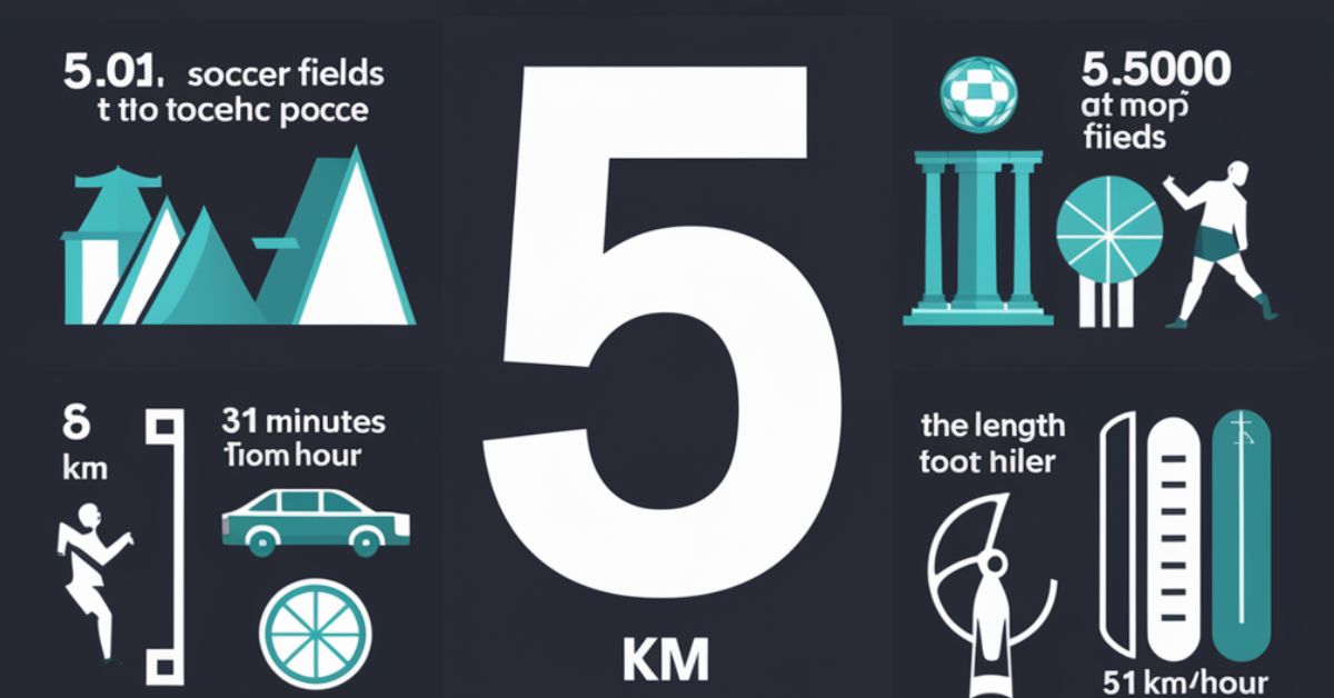 How far is 5 km? 9 common comparisons