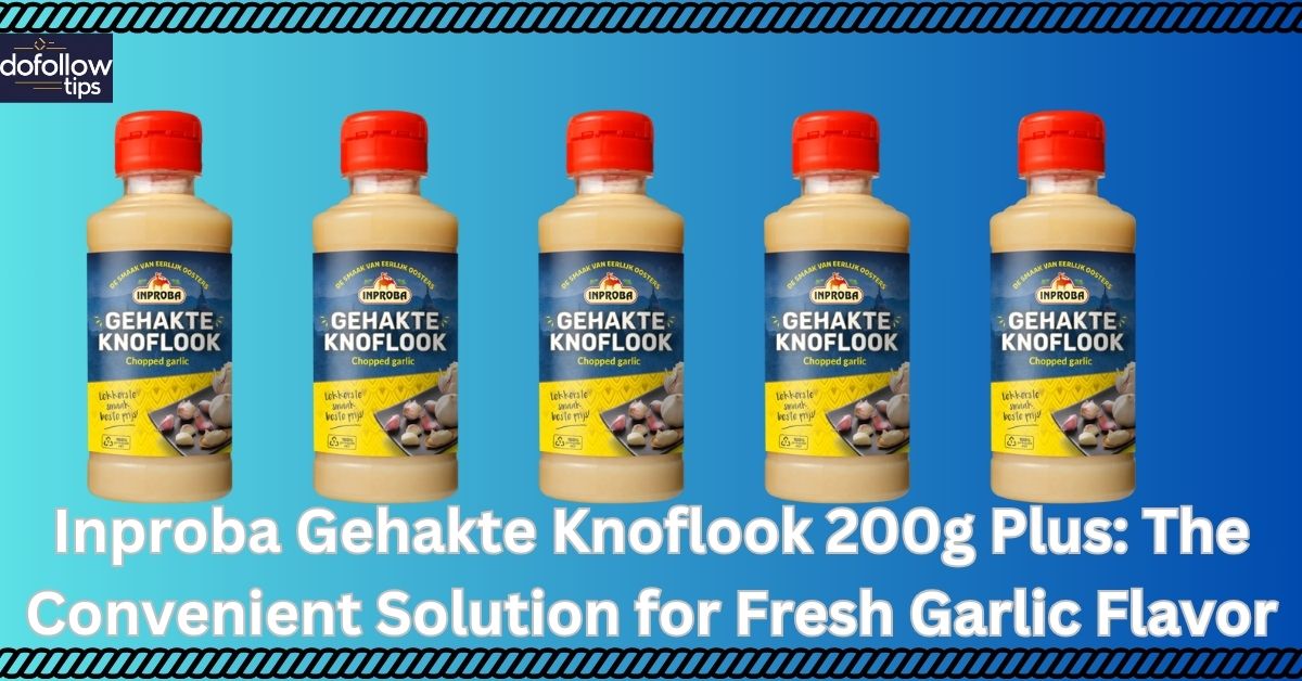 Inproba Gehakte Knoflook 200g Plus: The Convenient Solution for Fresh Garlic Flavor