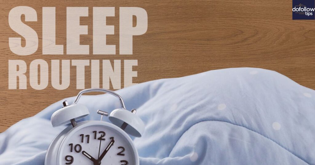 Establishing a Bedtime Routine